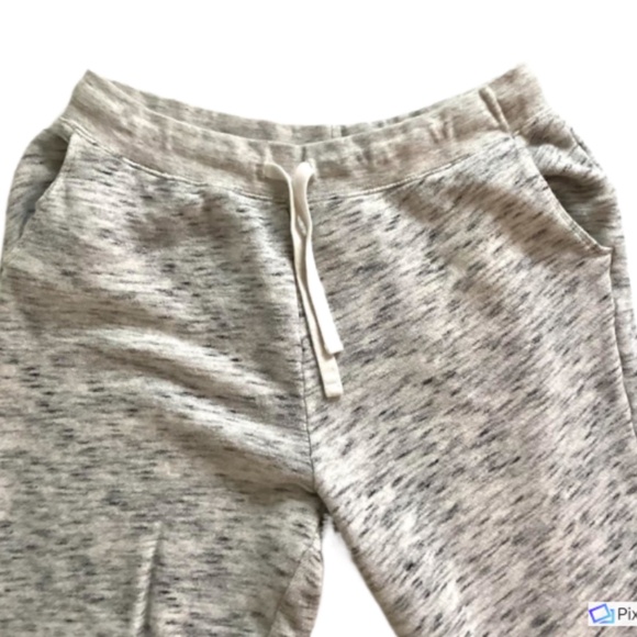 J Crew Womens Vintage Fleece Gray and Cream Joggers, M - Picture 2 of 3